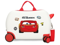 Maleta infantil Disney McQueen roja y blanca (31 x 45 x 20 cm - 24 l)