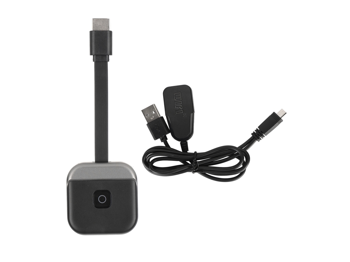 Adaptador De Exibição Sem Fio 4k Hd Com Interface Multimídia Para Celular Tv Tela Mesma 2.4g