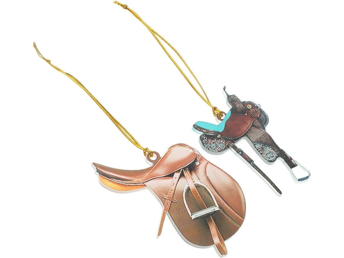 Juego de 2 colgantes acrílicos de caballos para decorar el espejo retrovisor del coche, caballos del oeste americano, GOKOCO