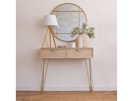 Consola Copenhague Gold 90X80Cm CASIKA