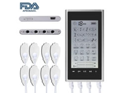 Estimulador Muscular/dispositivo Terapéutico Profesional Multifuncional Tens De Cuatro Canales Y 24 Modos.