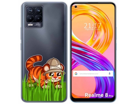 Carcasa Realme 8 4G / 8 Pro TUMUNDOSMARTPHONE Dibujos Transparente Multicolor
