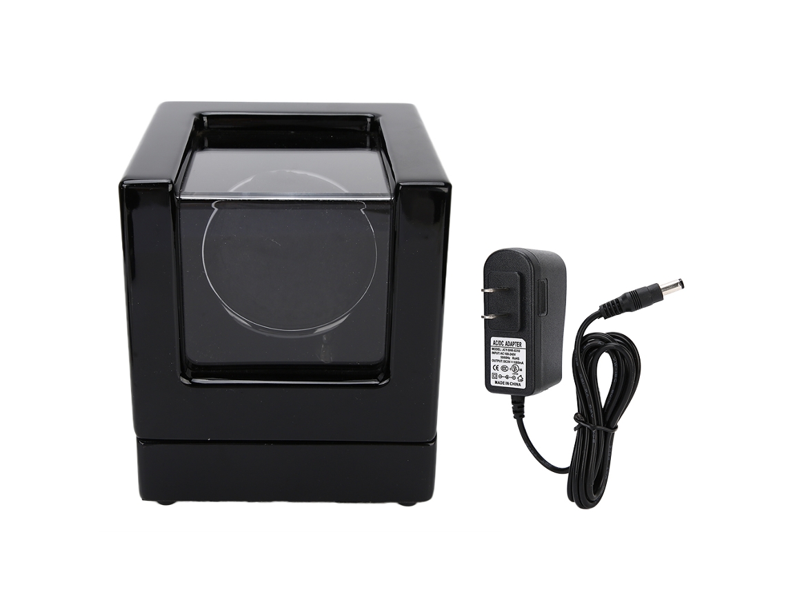 Caja Enrolladora De Relojes Automáticos 5 Velocidades Para Reloj Mecánico Negro