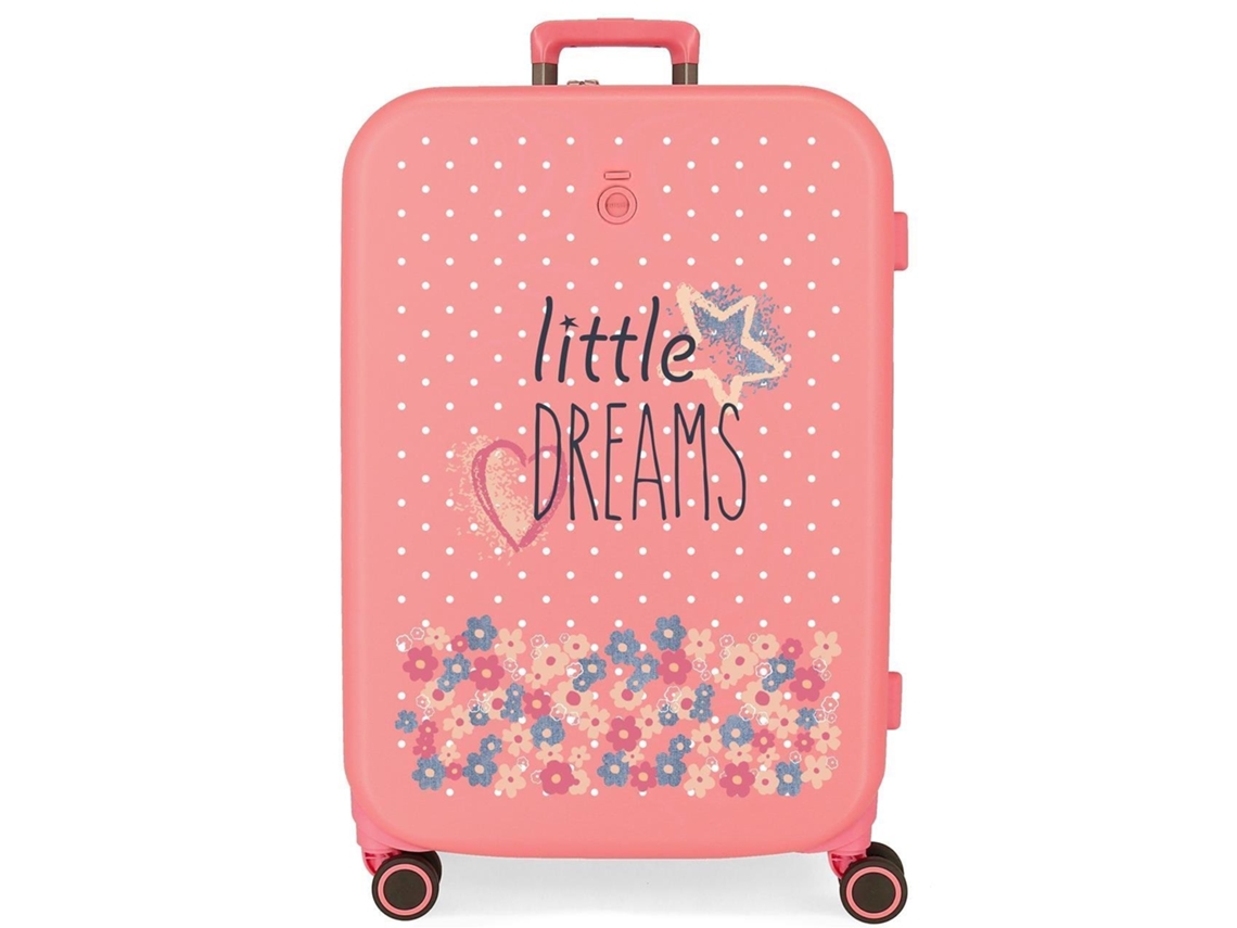 Maleta de Viaje Mediana ENSO Little Dreams Rosa (70cm)