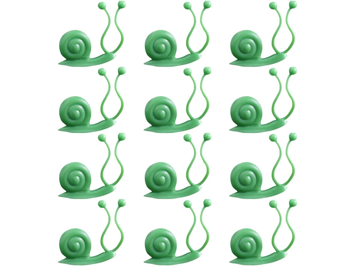 Pinzas De Sujeción Para Plantas Trepadoras, Con Forma De Caracol, 20 Unidades, De Plástico, Para Plantas De Jardín Y