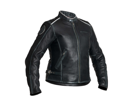 Chaqueta de Mujer HALVARSSONS Cuero Nyvall Piel Negro (42)
