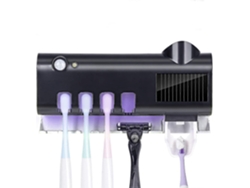 Esterilizador de cepillos de dientes, desinfectante UV para cepillos de dientes y soporte con función de esterilización por luz LED UV Nostalgia88