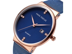 Reloj Hombre Metal Impermeable Moda Pulsera Ajustable Mini Focus (4)