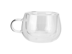 Taza De Vidrio Transparente De Doble Pared, De 150 Ml, Con Asa, Para Café Y Leche En Casa.
