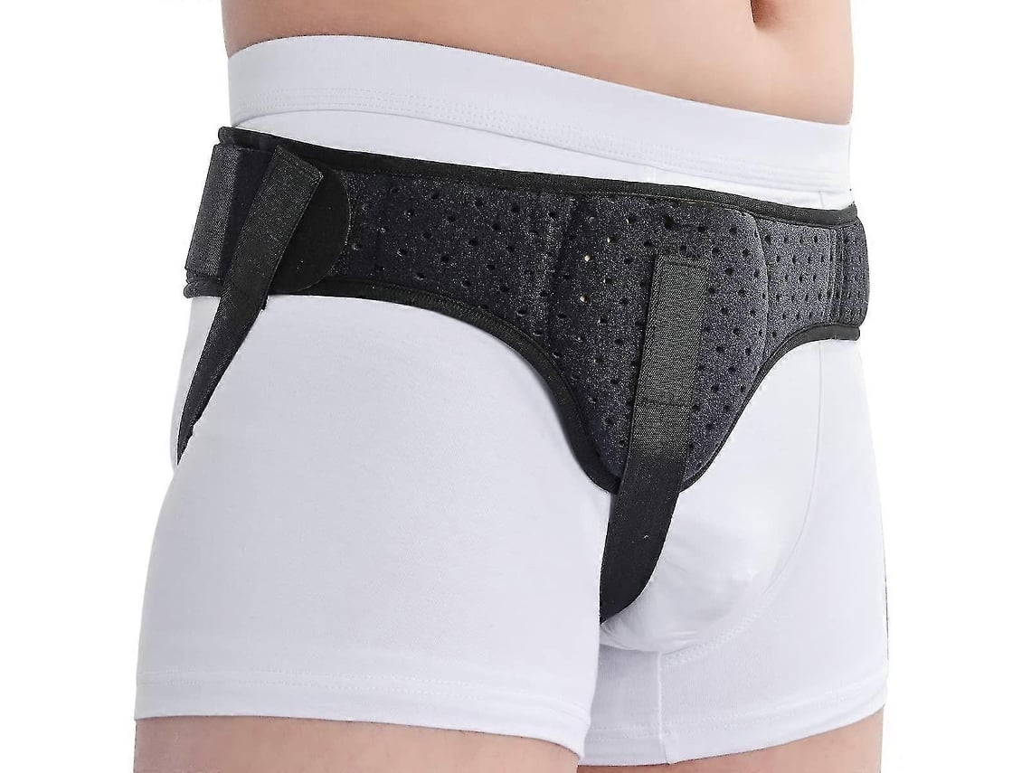 Faja Para Hernia Inguinal Adulto Soporte Y Compresión Intestinal Pequeña Tallas M L Xl Black M