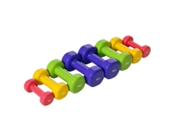 Halteres Hexagonais 8pcs 20kg Neoprene Multicolor