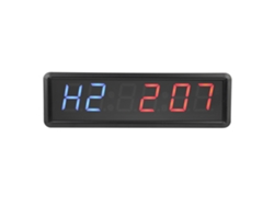 Temporizador LED de 1,8 pulgadas con función de cuenta atrás y mando a distancia.