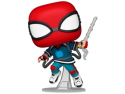 Figura Pop de Spider-Man de Marvel. Disfraz casero de Spider-Man. Funko.