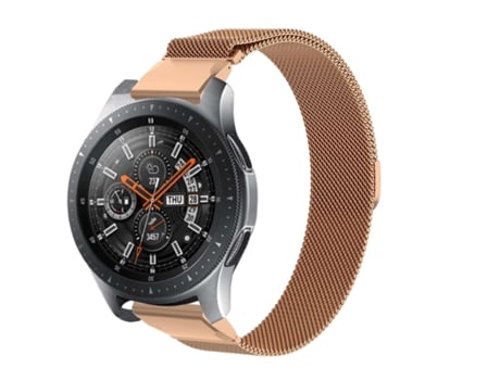 Correa Pulsera Milanese Mesh para Garmin Tactix 7 Standard Edition Rosa Dorado