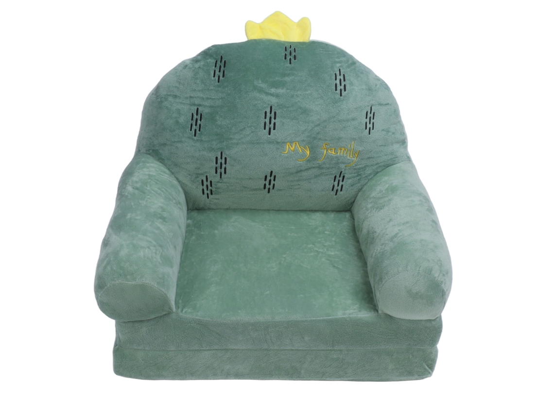 Sofá infantil cómodo y fácil de limpiar.