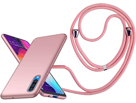 Funda Samsung A30S Turtleshell Rígida con Collar Rosa