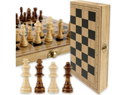 2026-juego De Ajedrez De Madera Tablero Plegable Para Viajes Regalo Familiar Para Niños Y Adultos