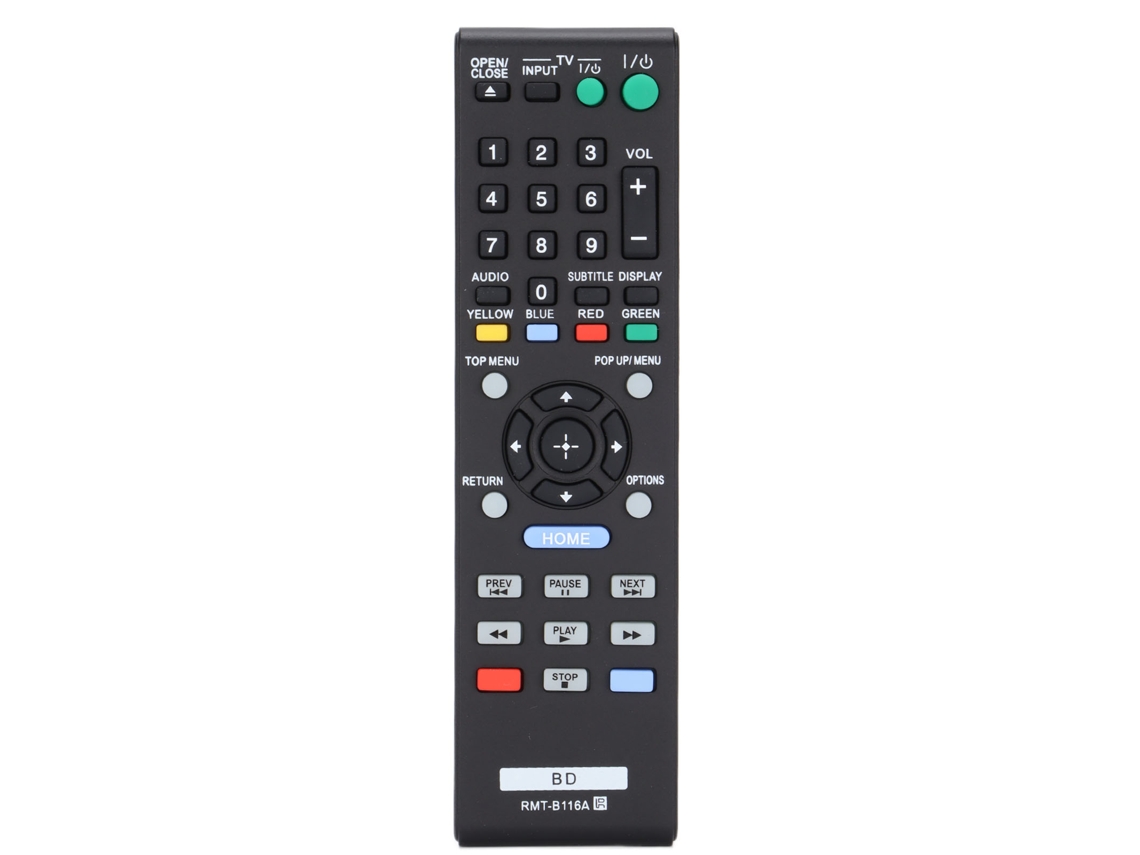 Mando A Distancia De Repuesto Para Reproductor De Dvd Sony Bdp-bx58 Bdp-s310 Bdp-s380 Rmt-b116a