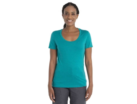 Camiseta de Mujer ICEBREAKER Tech Lite Ii Herenga Azul (XL)