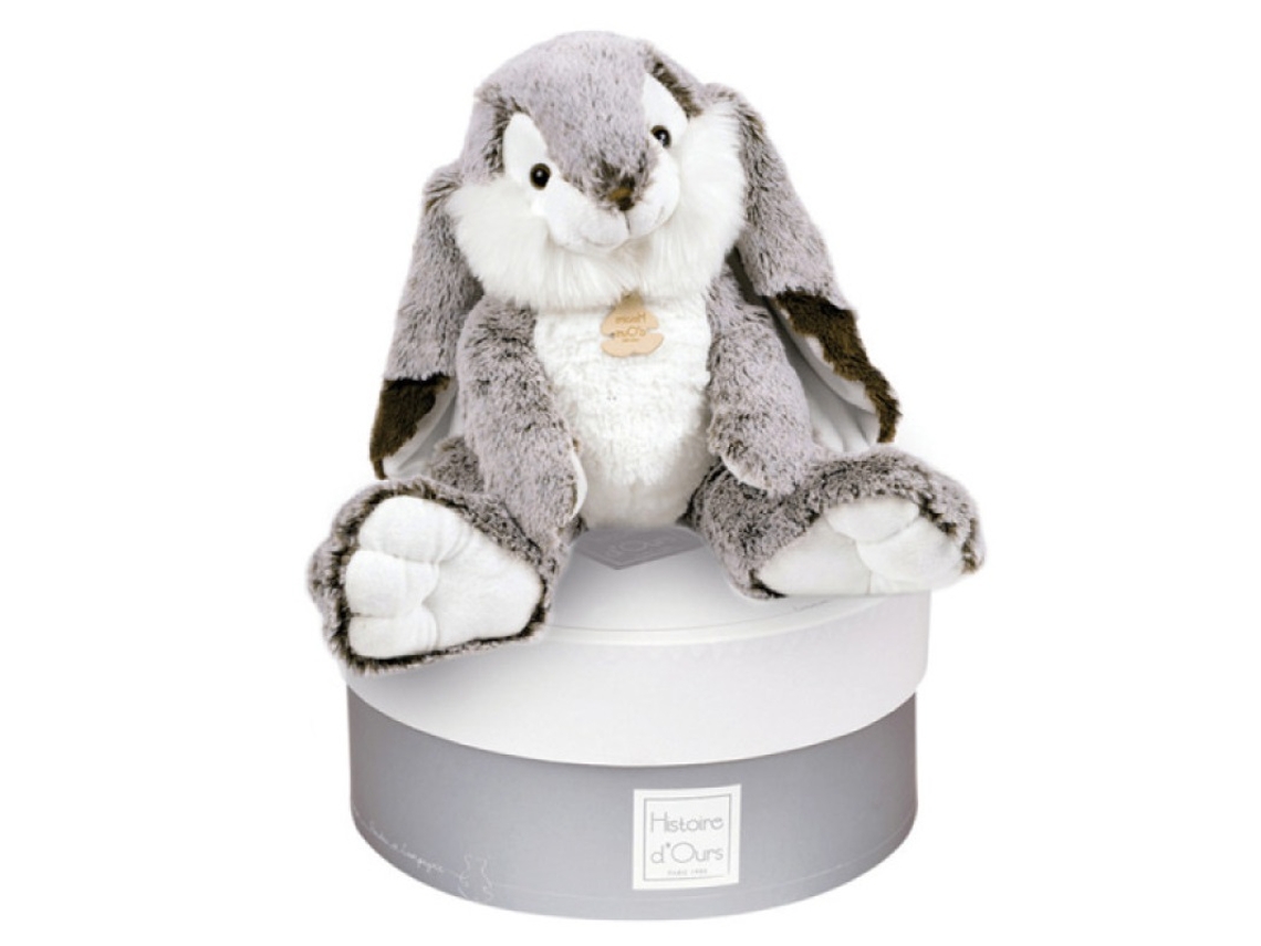 Peluche HISTOIRE D'OURS (Tejido - Gris - 40 cm)