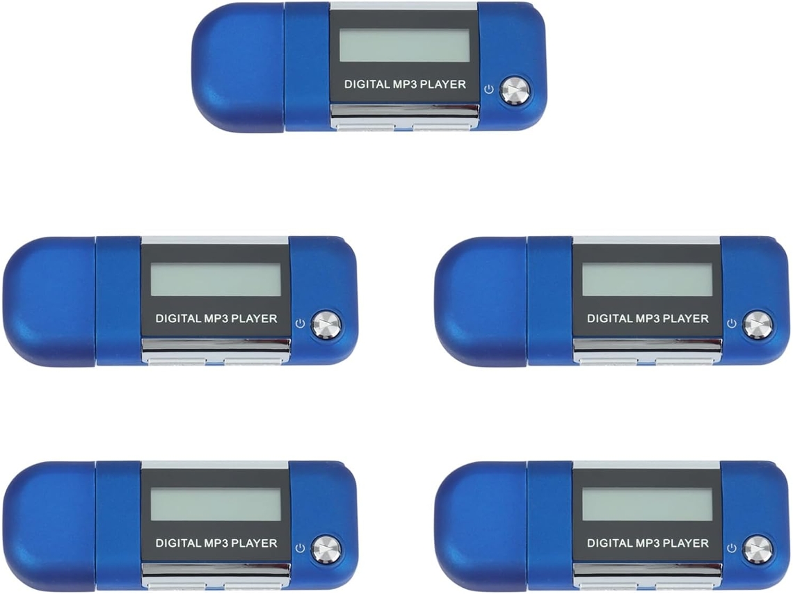 Reproductor Mp3 5x Con Memoria Usb De 4 Gb Y Compatible Con Pilas Aaa.