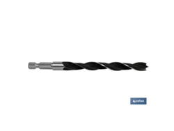 Broca para madera mango hex. 1/4 7 mm