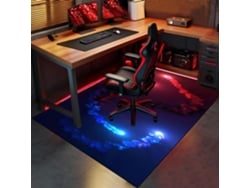 Alfombrilla protectora antideslizante para silla de oficina, 70 x 100 cm, de madera, para juegos, oficina y otros usos.