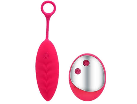 Vibrador de huevo con control remoto y 10 modos de vibración para mujer (rojo rosa) YIZHOOD