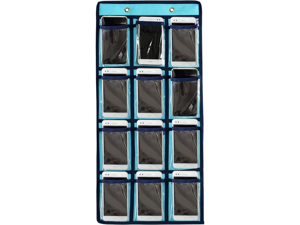 JEIIBRZUI Organizador Porta Roupas Íntimas Meias Joias Bolsos ZEAICOS Azul (32x18x2.5cm)