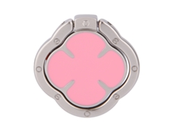 Soporte De Teléfono Inteligente Con Anillo De Metal En Forma De Trébol Para Dedo, Base, Montaje, Soporte, Anillo Rosa, Soporte De Anillo Para Dedo, Anillo De Teléfono, Soporte De Anillo De Teléfono, Soporte De Montaje De Teléfono
