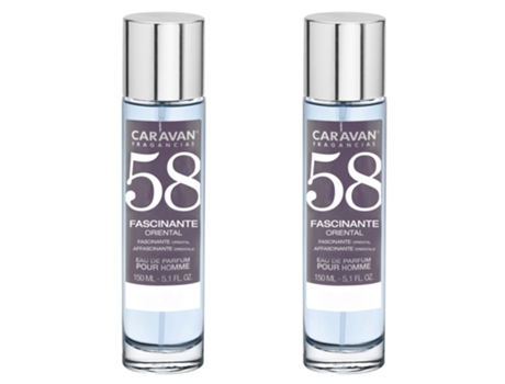 Set de 2 perfume de hombre nº58 150ml CARAVAN