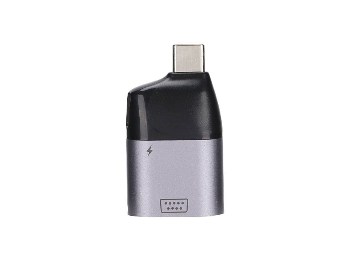 Adaptador USB C a VGA (carga rápida, portátil)