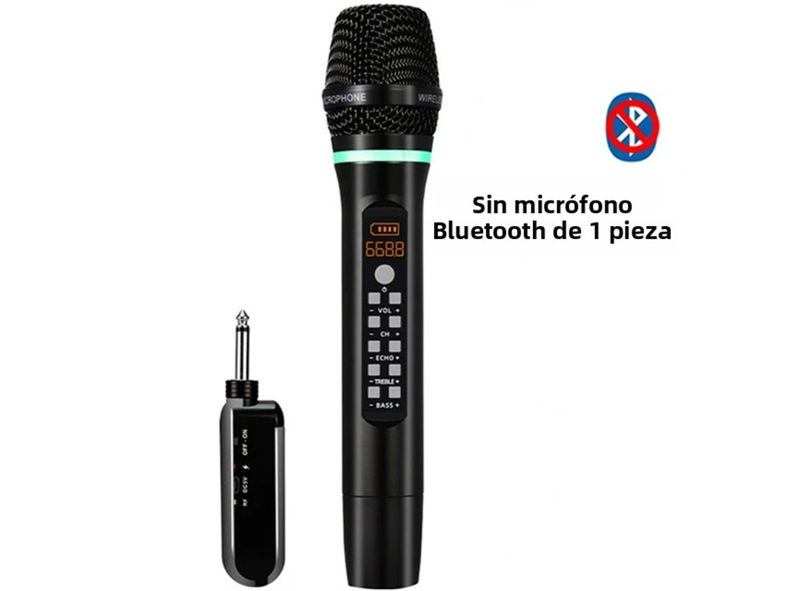 Micrófono inalámbrico de mano profesional MDUG UHF Bluetooth (juego sin Bluetooth)