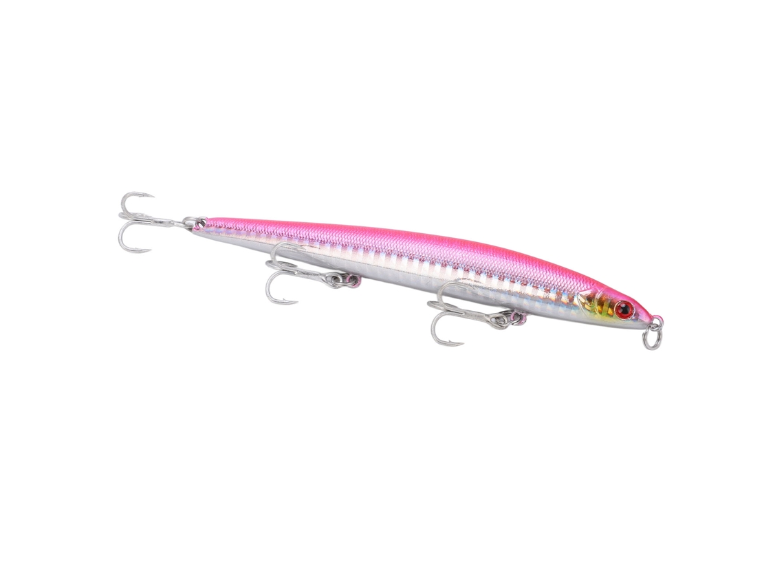 Isca De Pesca Artificial Pencil Com 3 Anzóis Duro Profissional Para Pesca No Mar Lure De Longa Distância