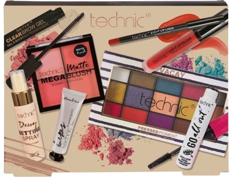 Conjunto de Maquillaje TECHNIC Gift Box (8 piezas)