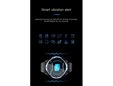 Reloj inteligente para hombre, resistente al agua IP68, reloj deportivo de fitness, azul VEANXIN