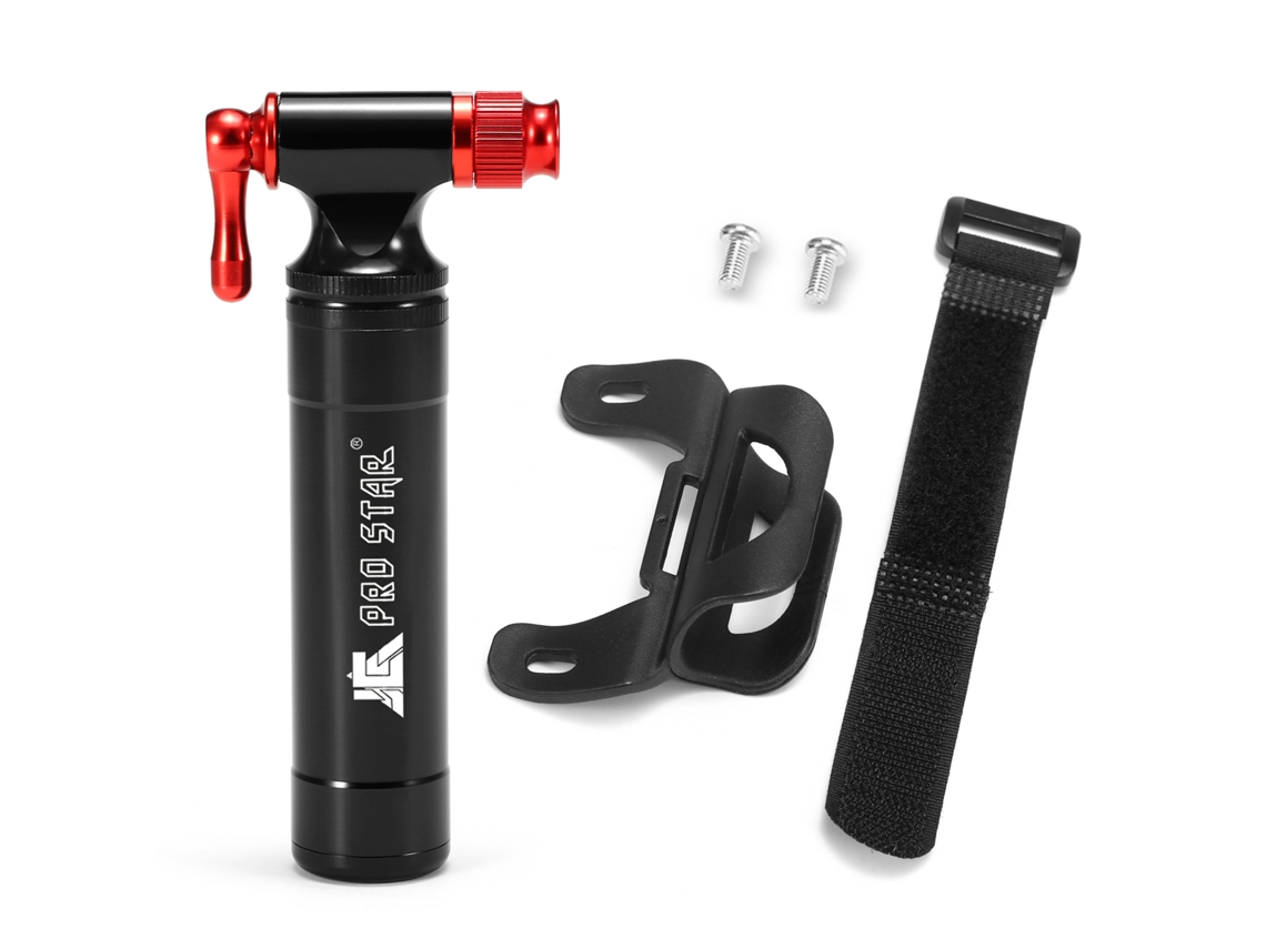 Inflador Portátil De Co2 Para Neumáticos De Bicicleta, Compatible Con Neumáticos Presta Y Schrader - Uso De Emergencia - Sin Cartucho