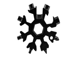 2026-herramienta Multifunción Snowflake 18 En 1, Regalos De Cumpleaños Divertidos Para Hombres (negro)