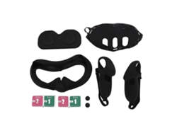 Juego De Fundas De Silicona Para Gafas De Realidad Virtual Meta Quest 3: Funda Protectora, Empuñadura Para El Mando Y Cubiertas.