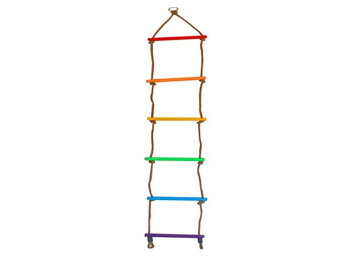 Escalera De Cuerda Para Niños Con Tejido Multicapa Resistente Y Colorido - Accesorio Para Entrenamiento En Casa