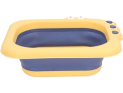 Bañera Plegable Para Bebés, Dispositivo De Baño Portátil Para Niños Y Niñas En Color Verde.