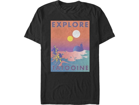 Camiseta ROCKINSTONE Explora Tatooine Star Wars (XXXL)