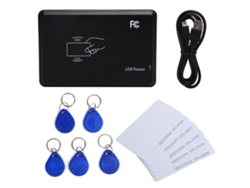 Lector De Tarjetas Inteligentes Usb Portátil De 125 Khz Con Llavero Para Windows Xp/ce/linux/vista/android
