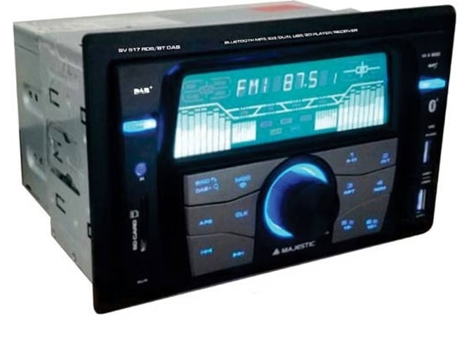 Autorradio NEW MAJESTIC SV-517 RDS BT DAB 180 W Bluetooth