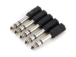 Adaptador De Audio De 6,5 Mm A 3,5 Mm Para Auriculares Y Micrófonos (5 Unidades)