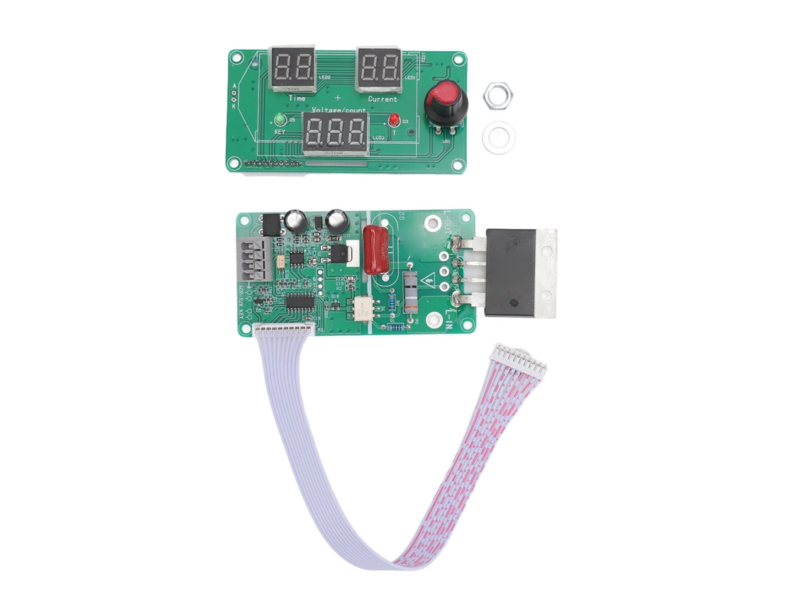 Placa De Control Para Soldadora Por Puntos Diy De 9-12 V Con Pantalla Digital Y Temporizador De 0 A 999.