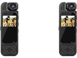 2 Minicámaras Hd 1080p Portátiles - Grabadora De Vídeo Digital Con Visión Nocturna Infrarroja