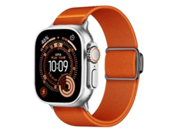 Correa para Apple Watch de 42/41/40/38 mm - Nylon elástico con cierre magnético de titanio