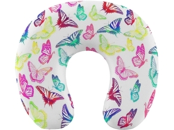 Almohada Viaje Colorida Forma Espuma Viscoelástica Viscoelástica Fácil Relajación Cómodos Familia.brfácil