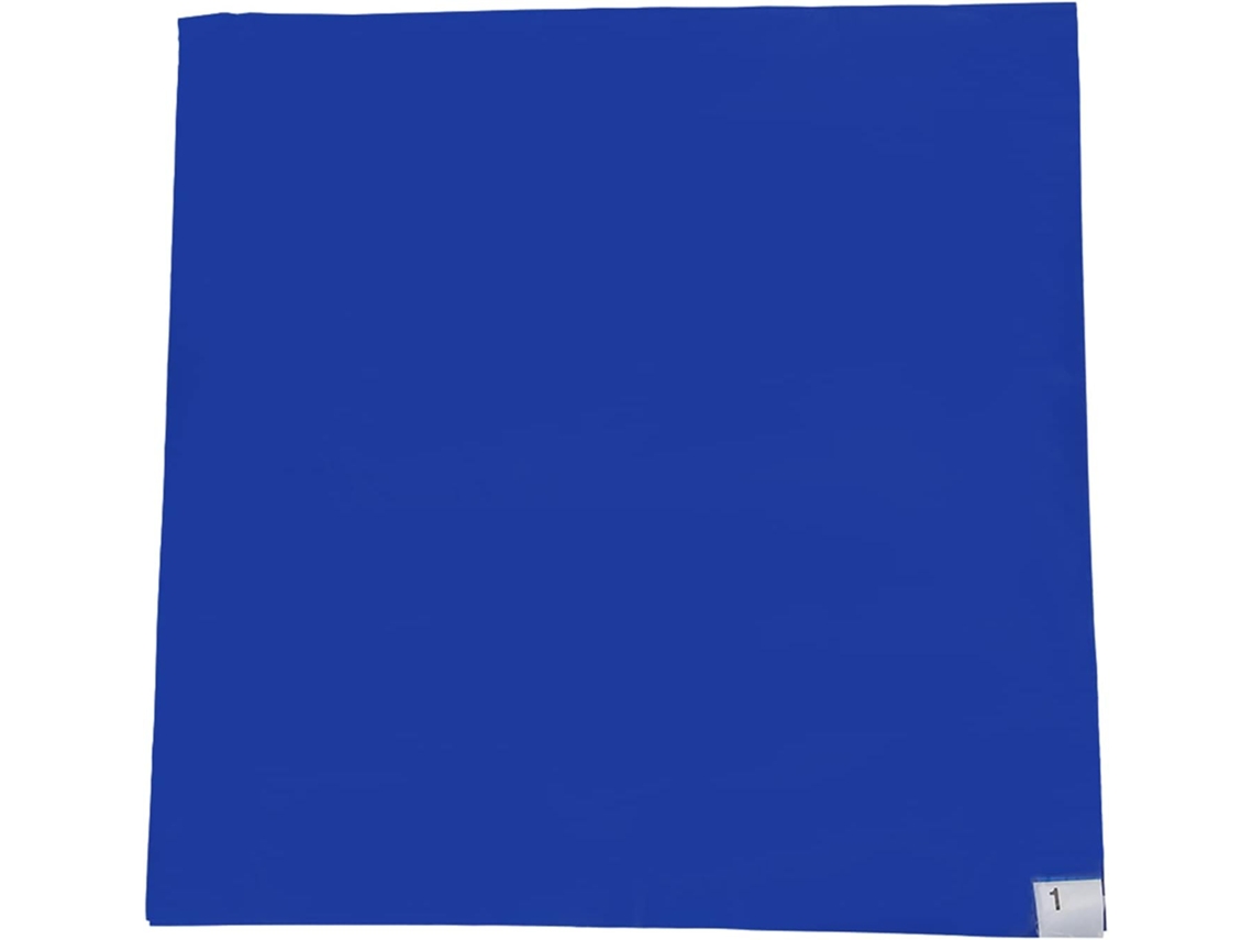 Soporte Maata, 18x36 pulgadas, revestimiento adhesivo azul para fábricas.